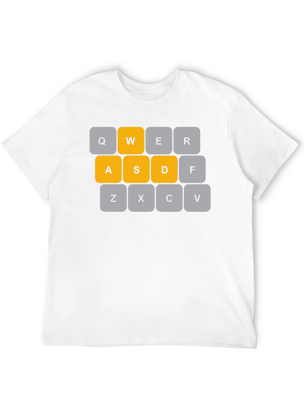 WASD Keyboard T-Shirt - Gamer Apparel