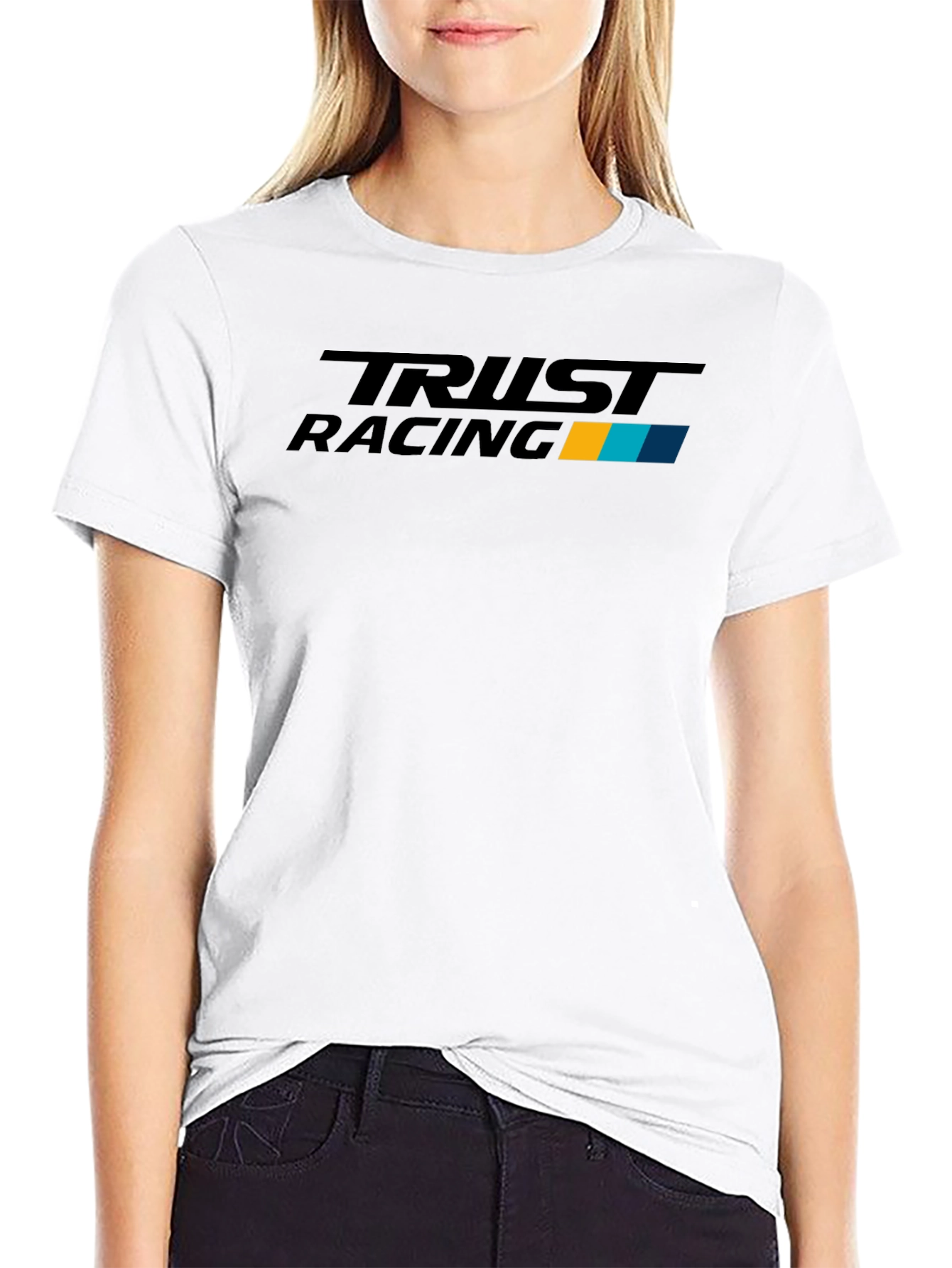 Trust Racing Black T-Shirt for Men