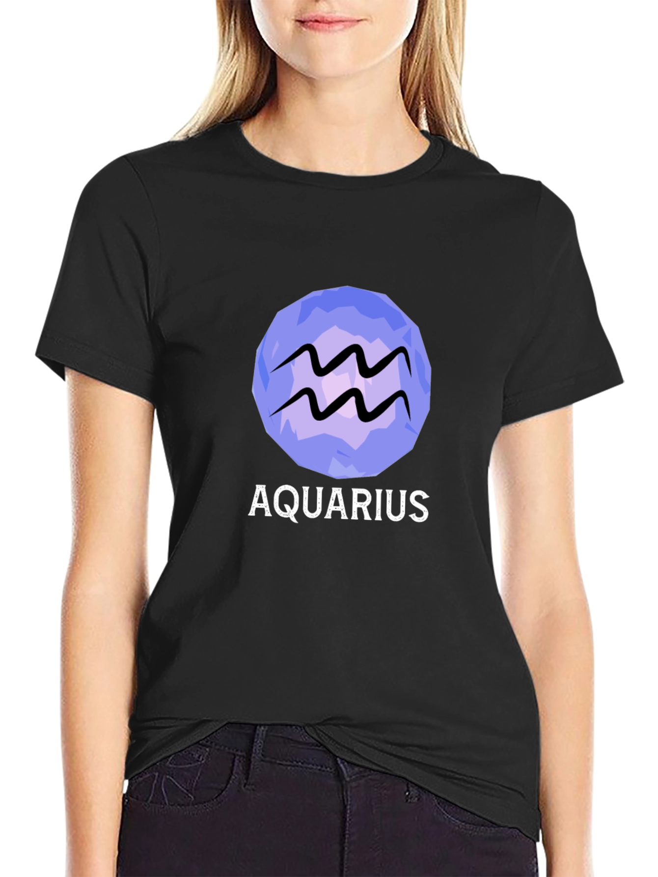 Aquarius Zodiac Sign T-Shirt
