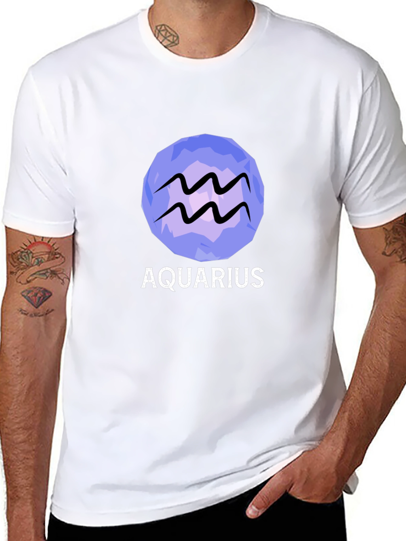 Aquarius Zodiac Sign T-Shirt