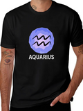 Aquarius Zodiac Sign T-Shirt