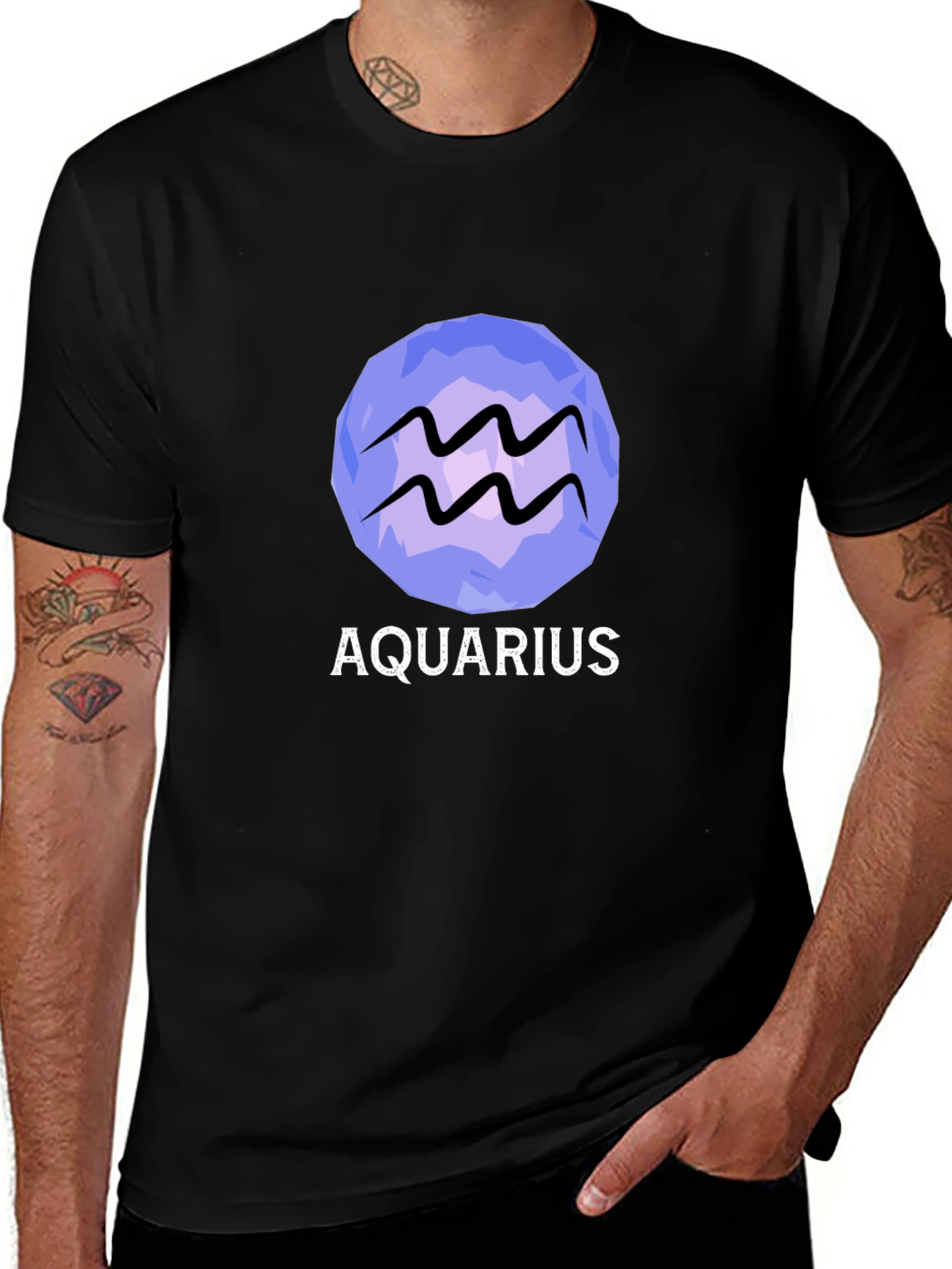 Aquarius Zodiac Sign T-Shirt