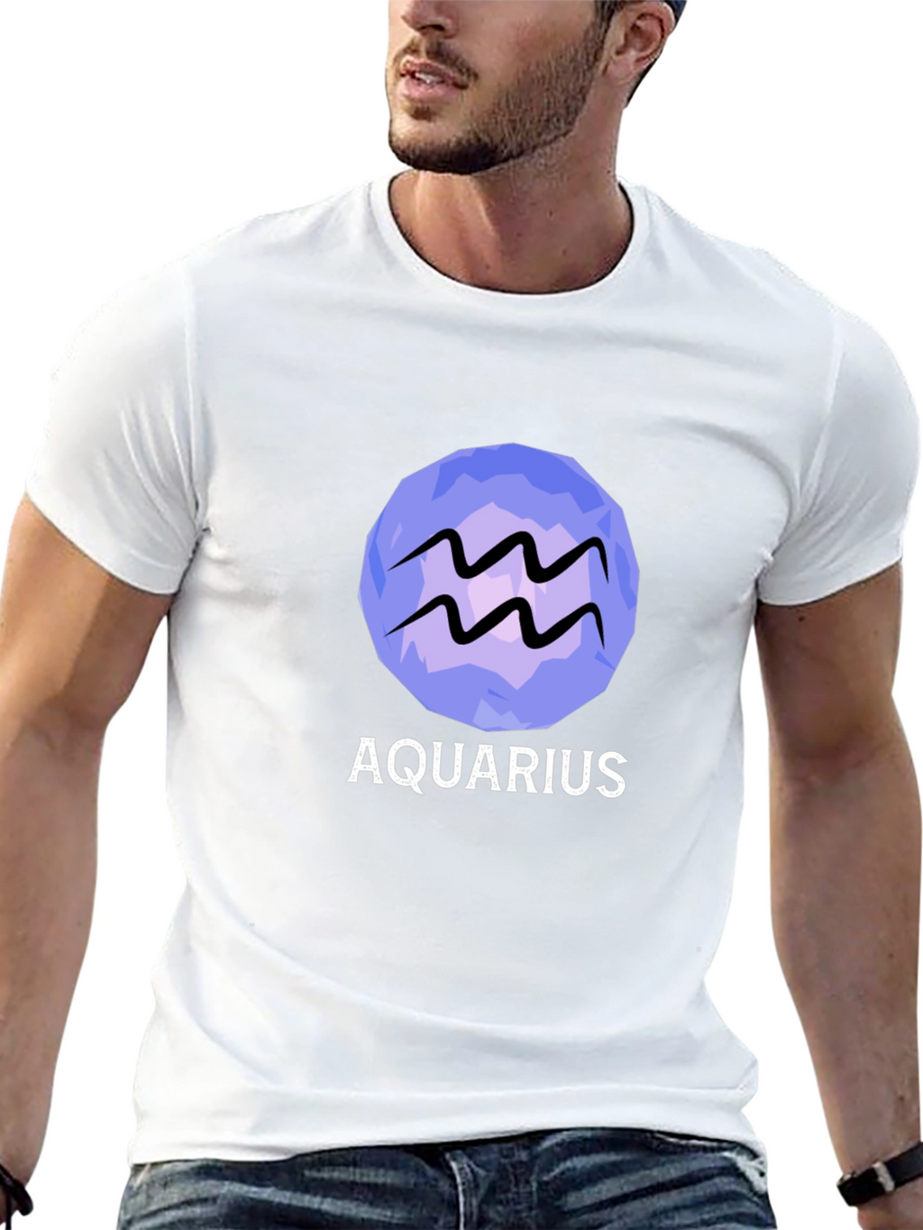 Aquarius Zodiac Sign T-Shirt