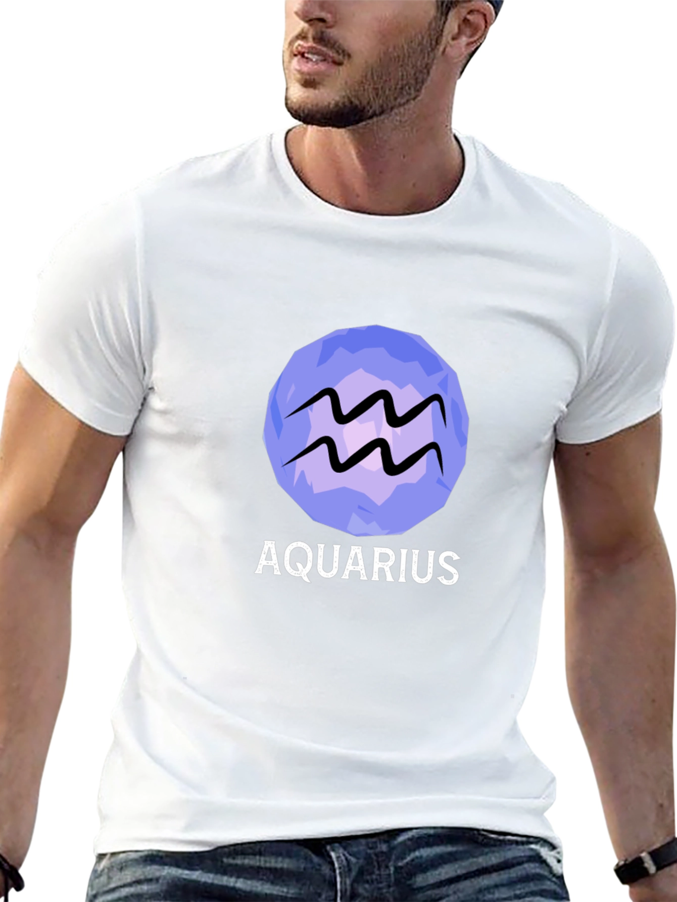 Aquarius Zodiac Sign T-Shirt