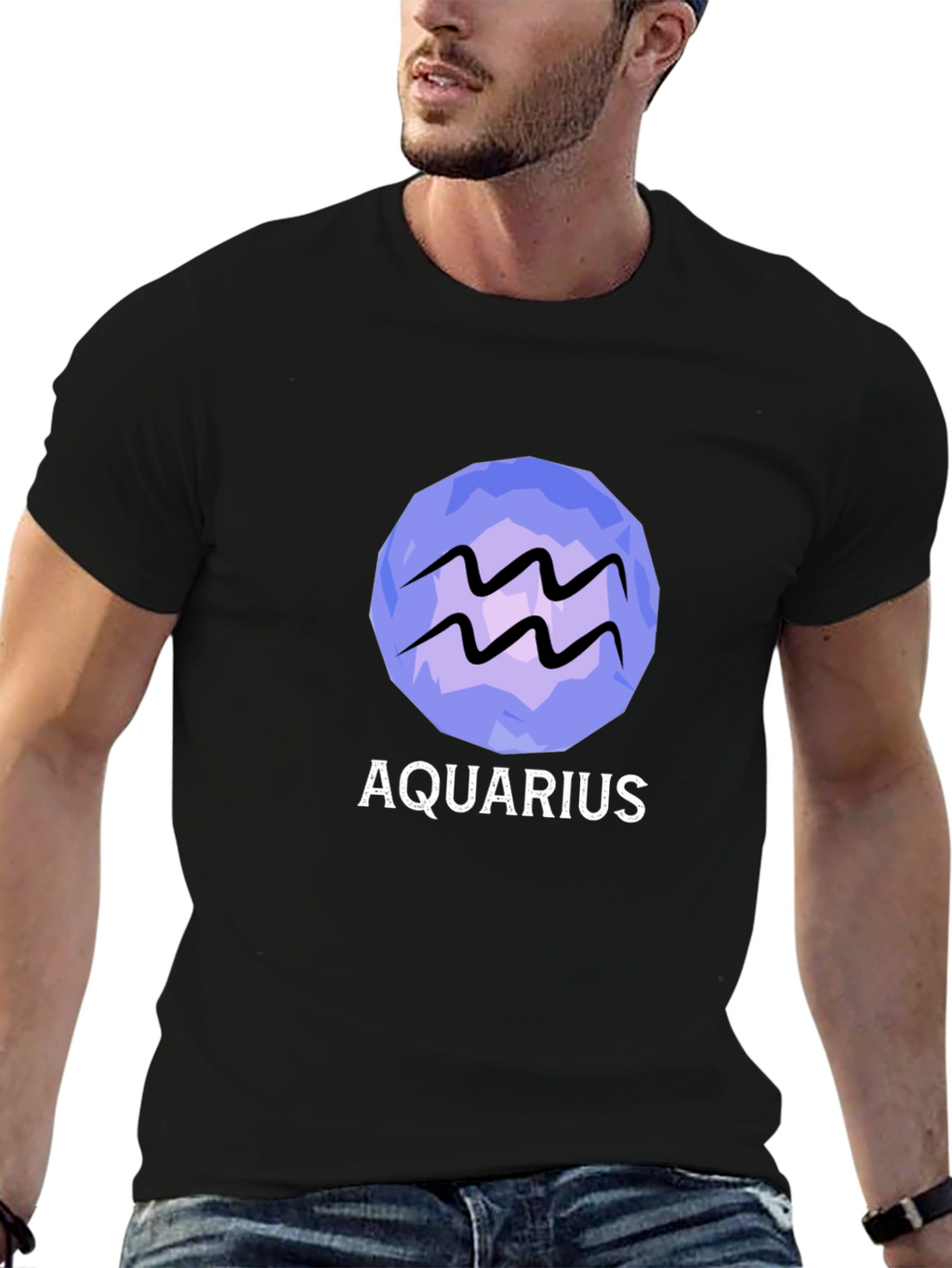Aquarius Zodiac Sign T-Shirt