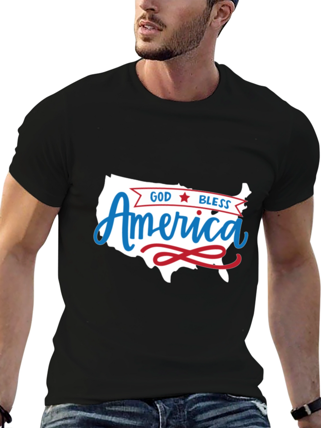 God Bless America Graphic T-Shirt