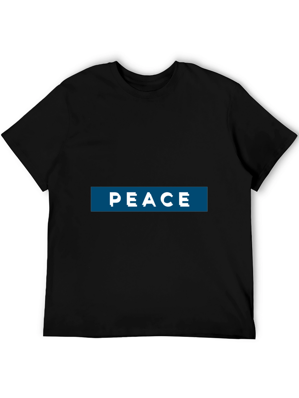 Peace Graphic Print T-Shirt - Casual Style