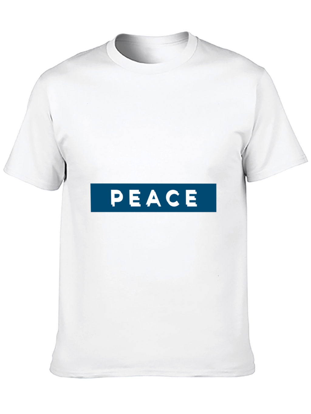 Peace Graphic Print T-Shirt - Casual Style