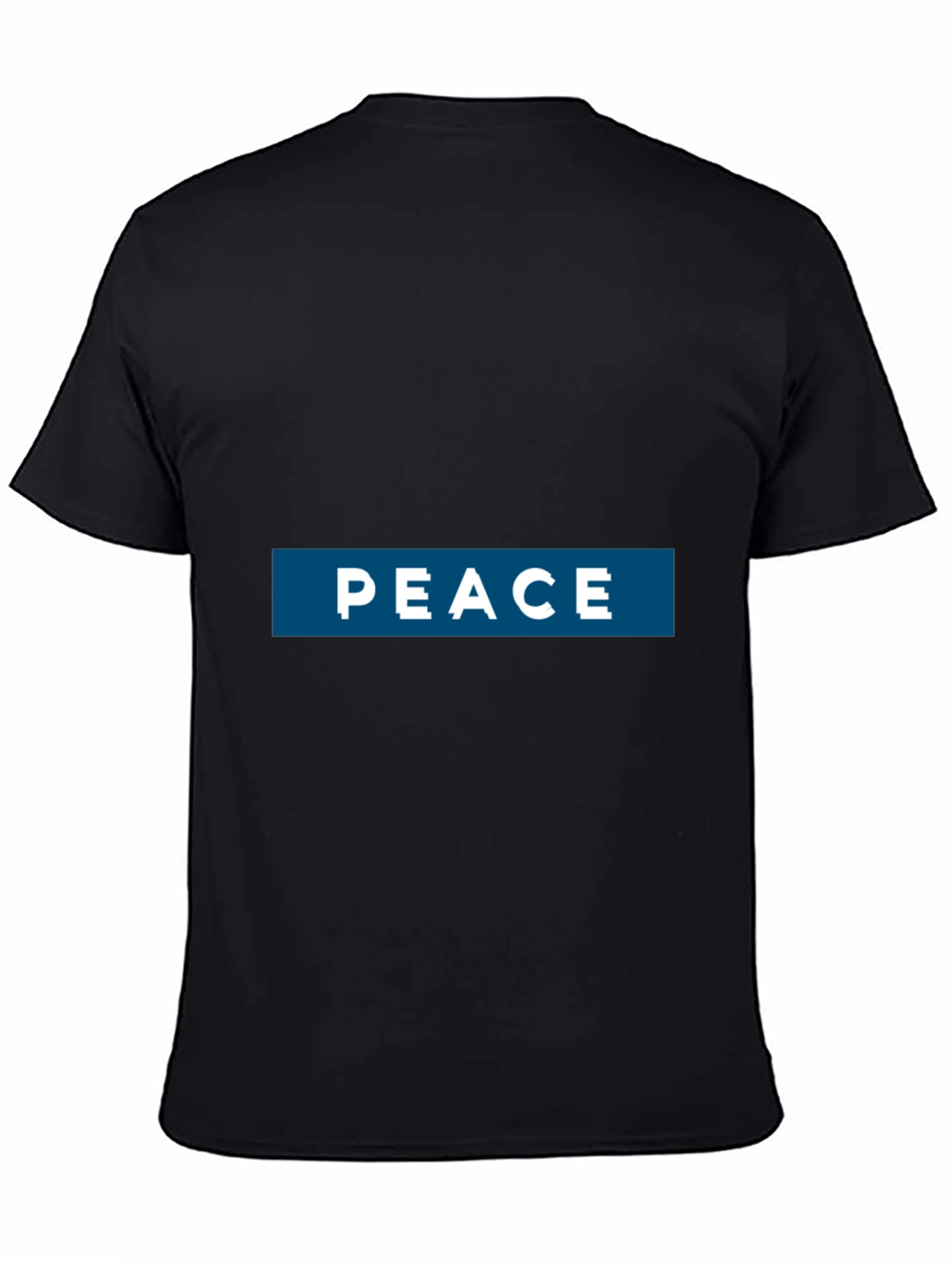Peace Graphic Print T-Shirt - Casual Style