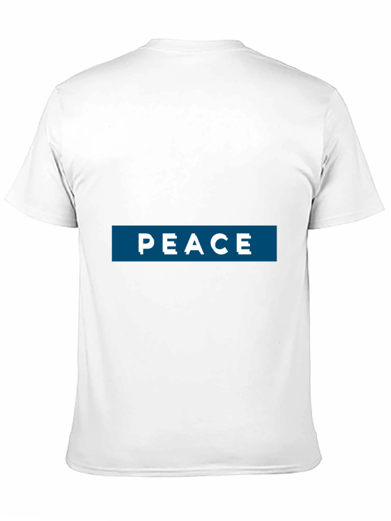 Peace Graphic Print T-Shirt - Casual Style