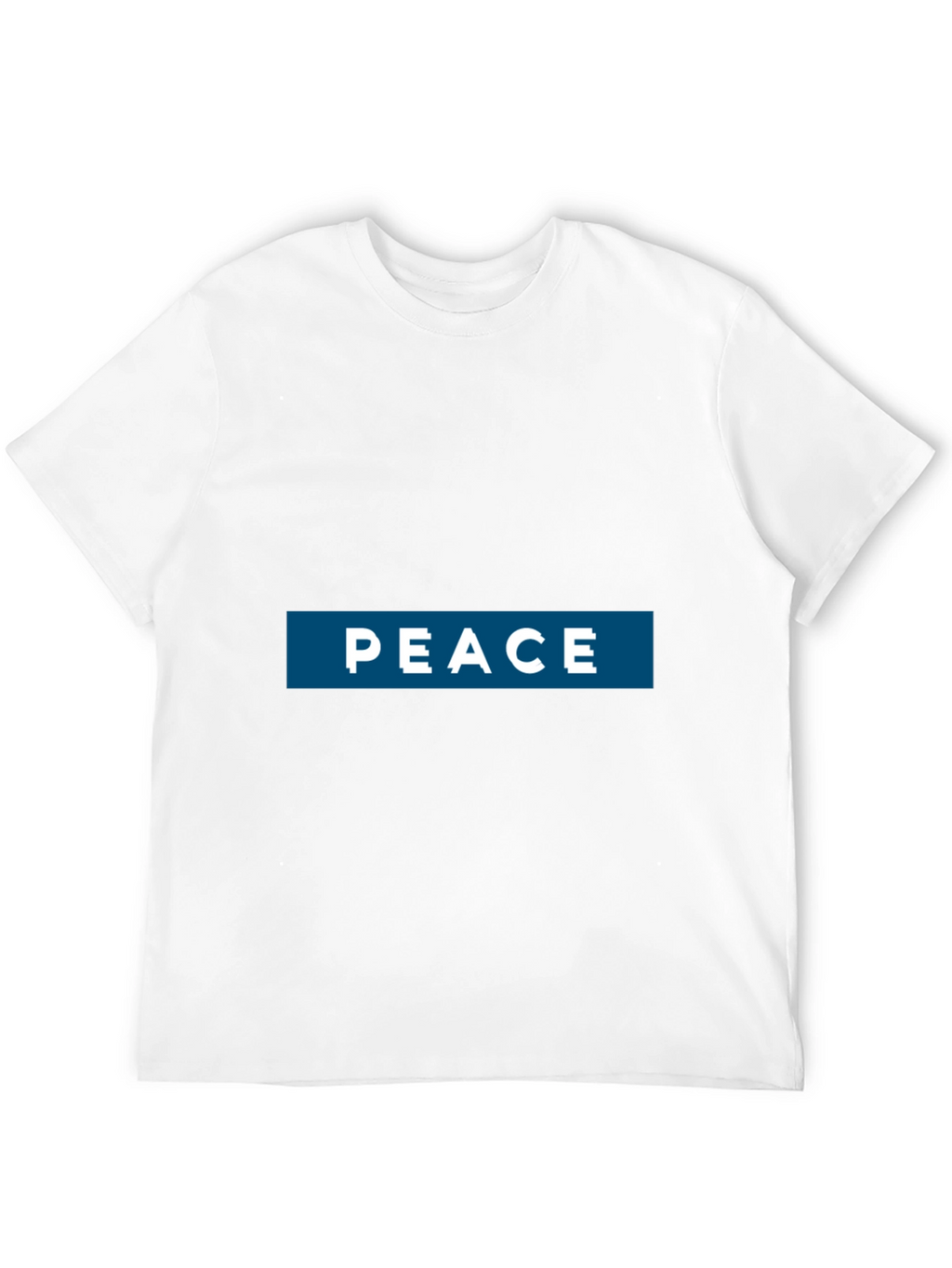 Peace Graphic Print T-Shirt - Casual Style