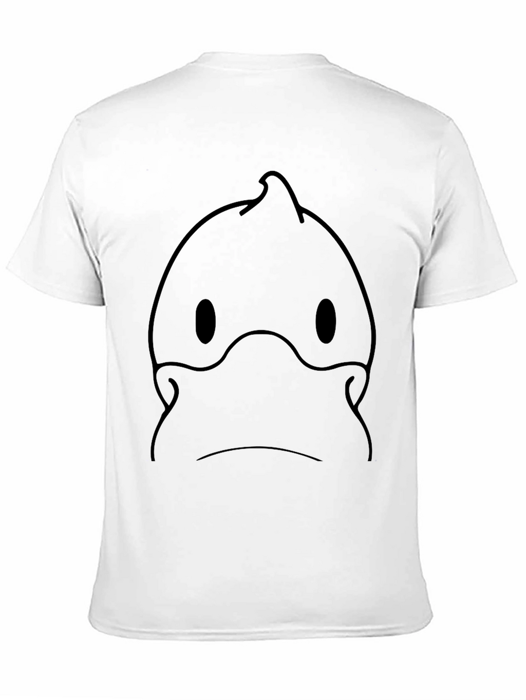 Black T-Shirt with Cartoon Face