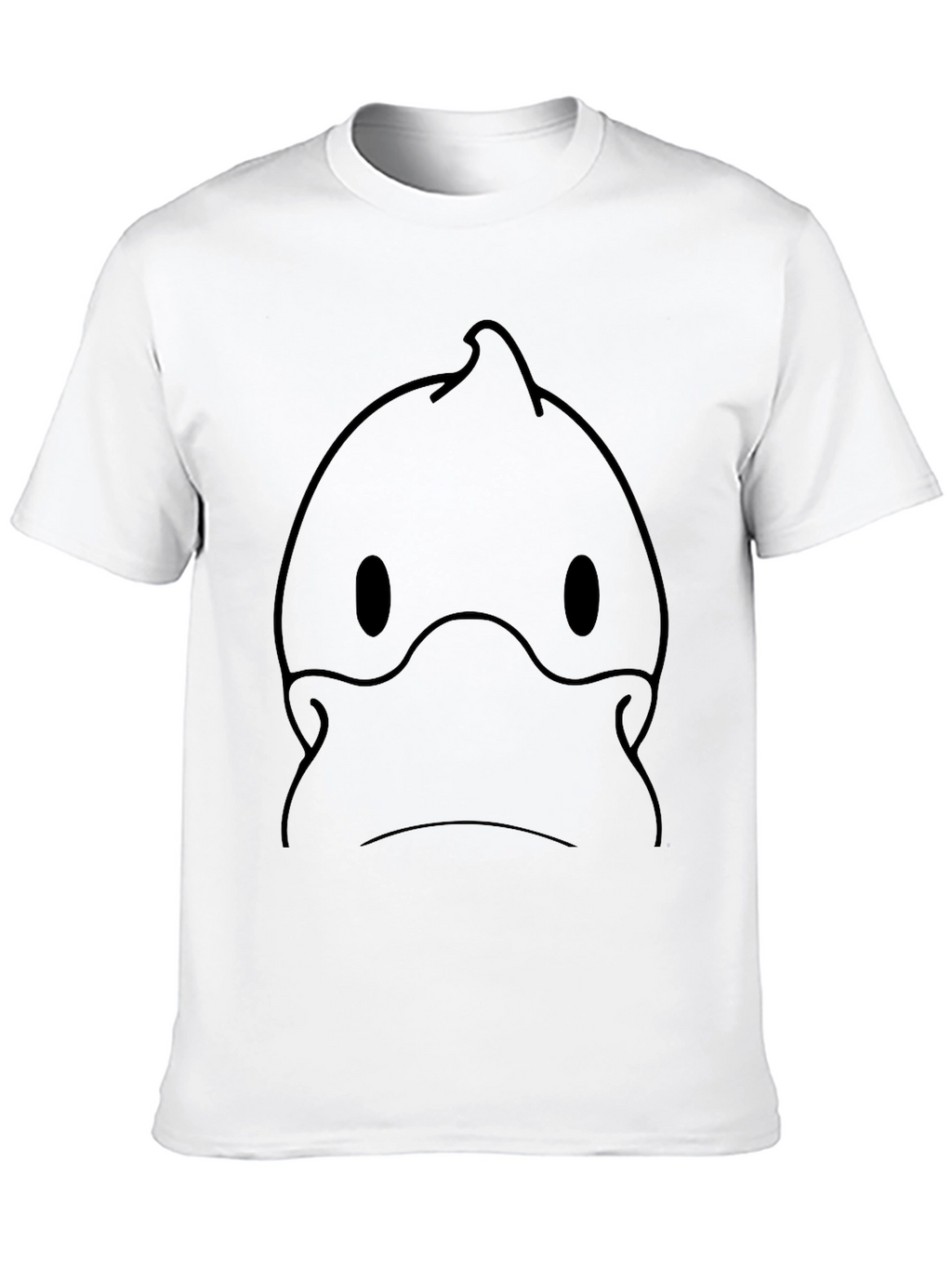 Black T-Shirt with Cartoon Face