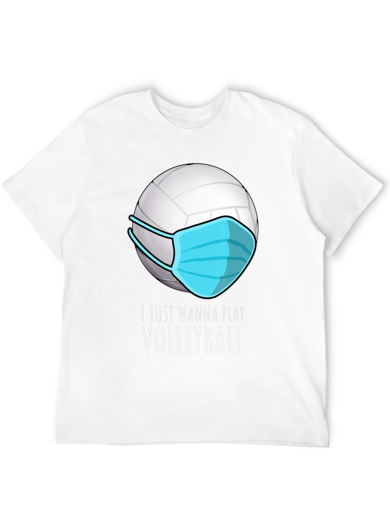 Masked Volleyball Graphic Tee - Play On!