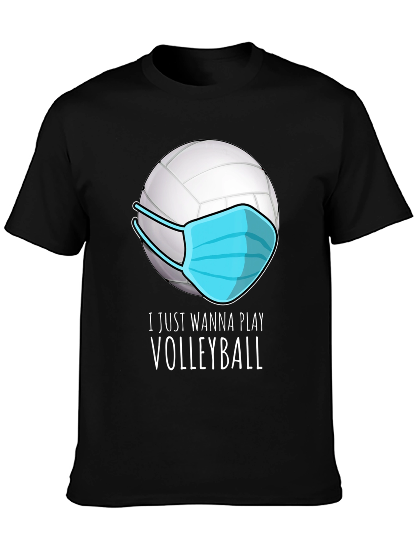 Masked Volleyball Graphic Tee - Play On!