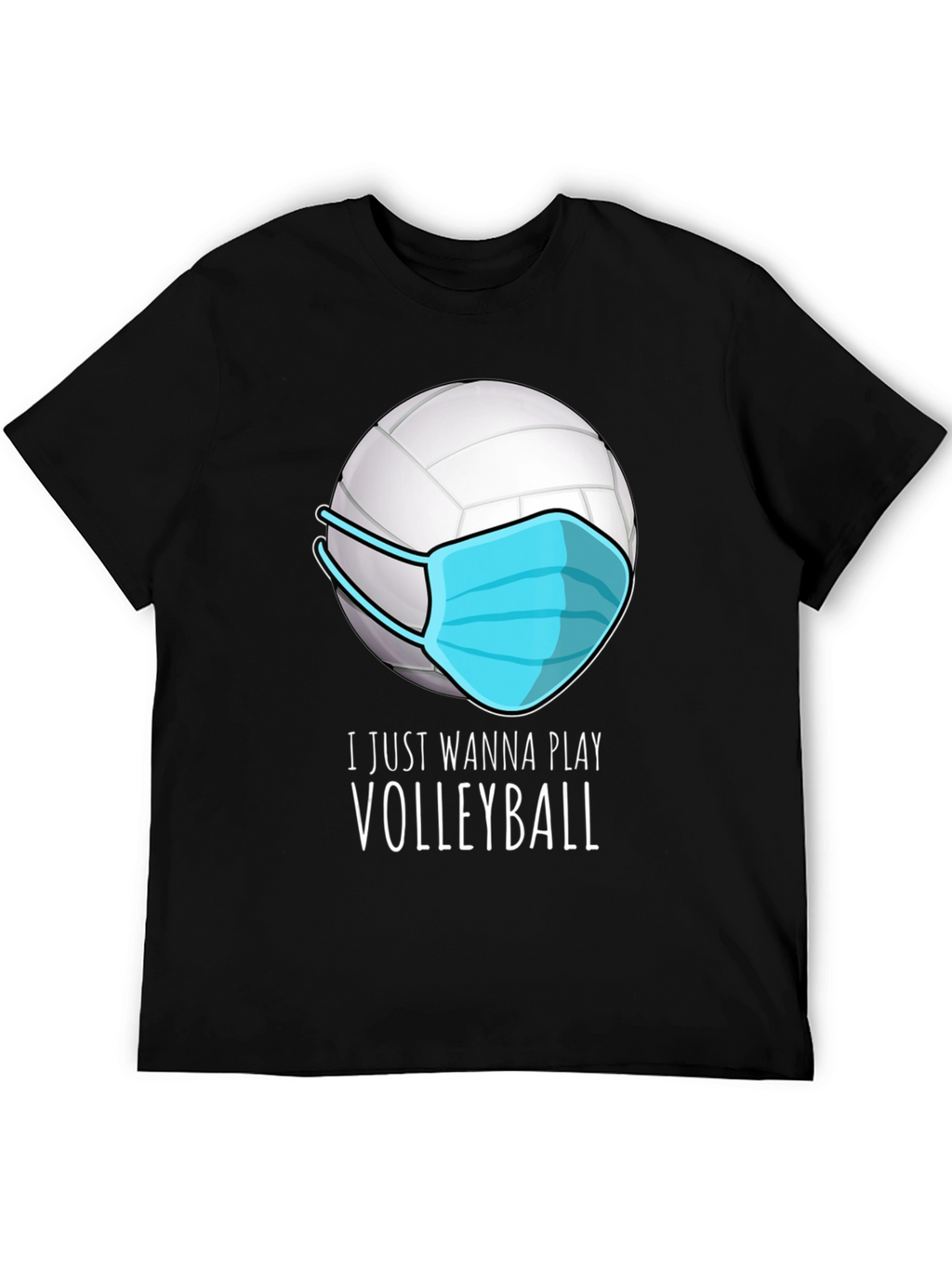 Masked Volleyball Graphic Tee - Play On!