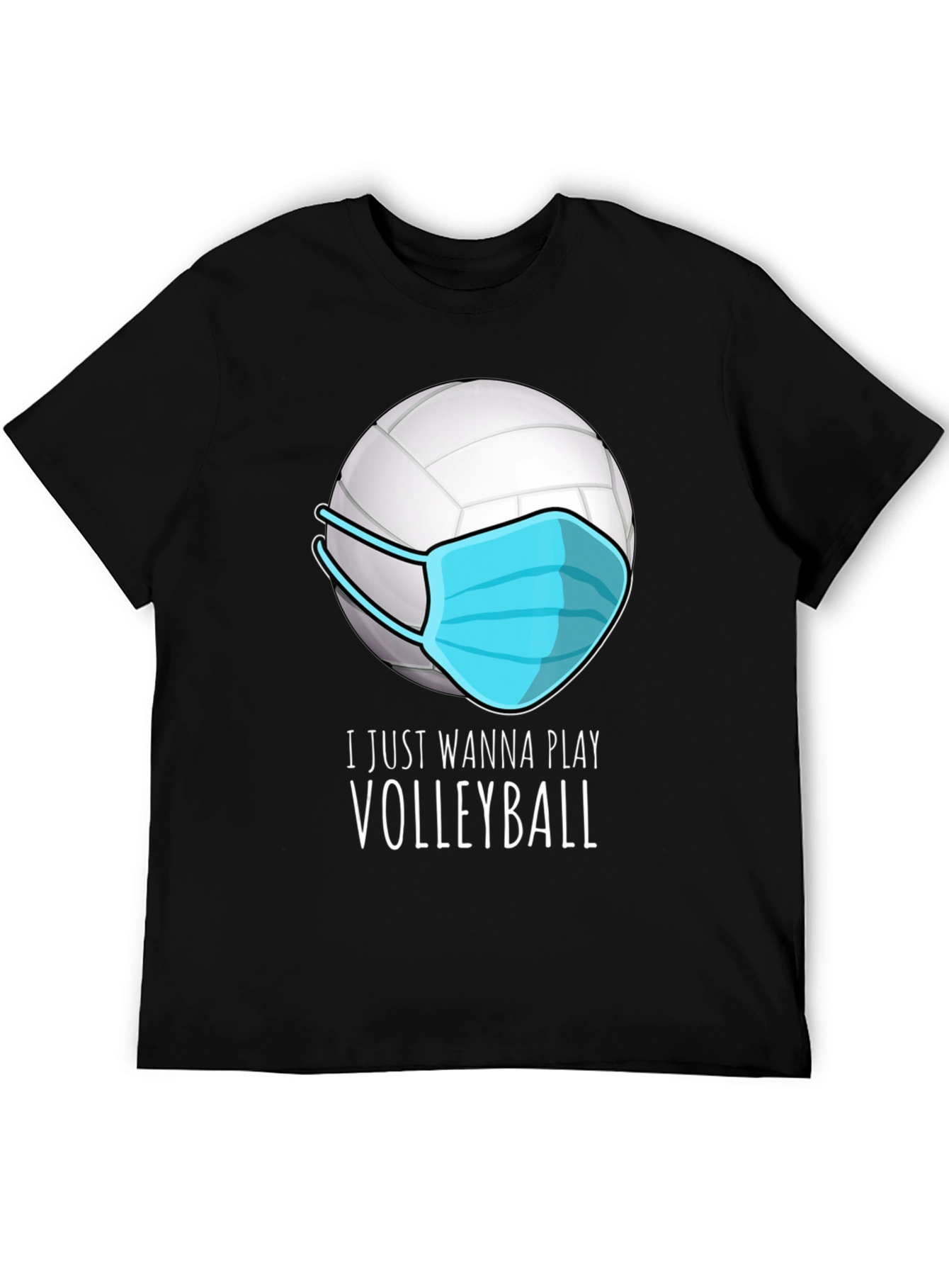 Masked Volleyball Graphic Tee - Play On!