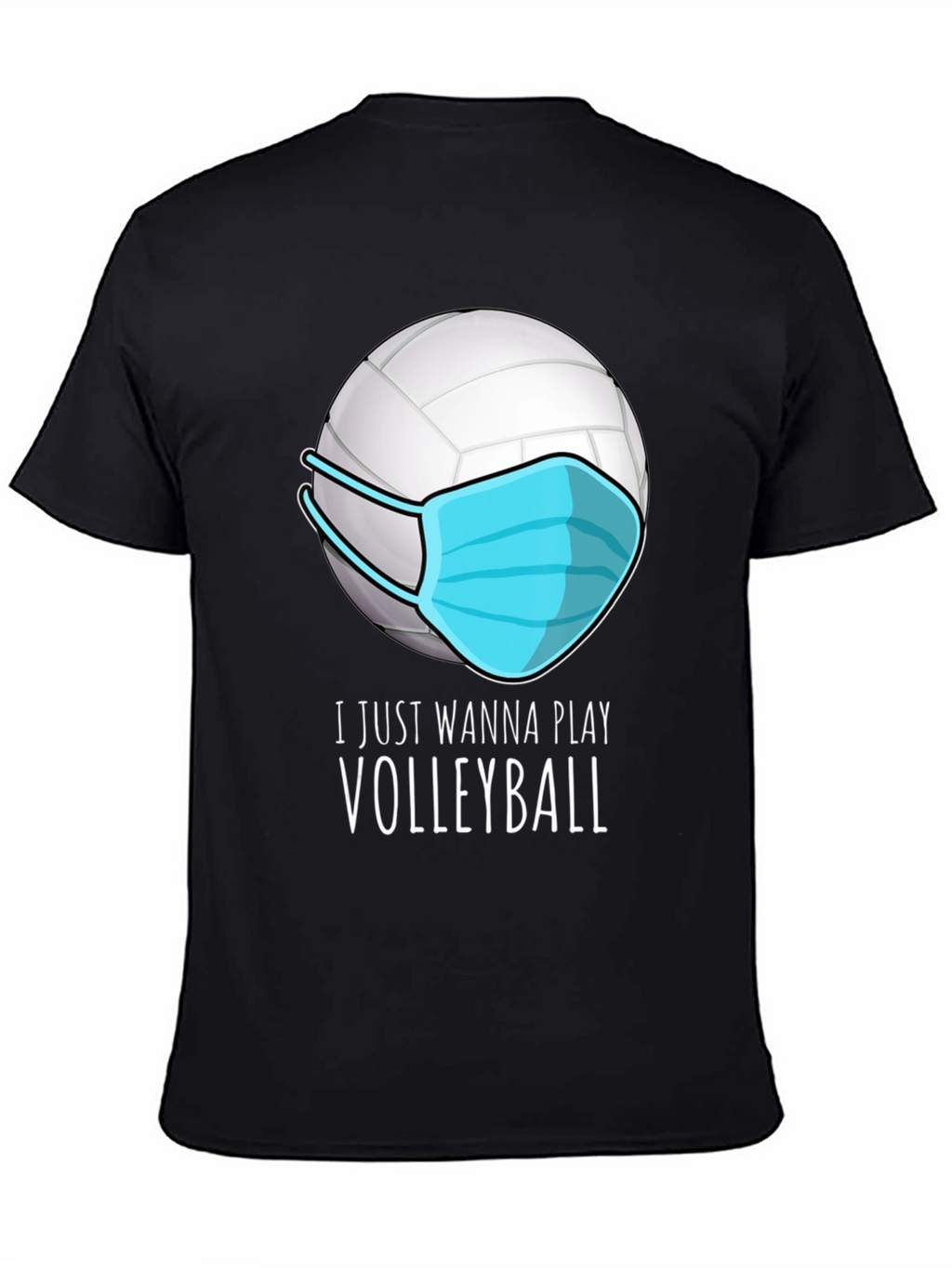 Masked Volleyball Graphic Tee - Play On!