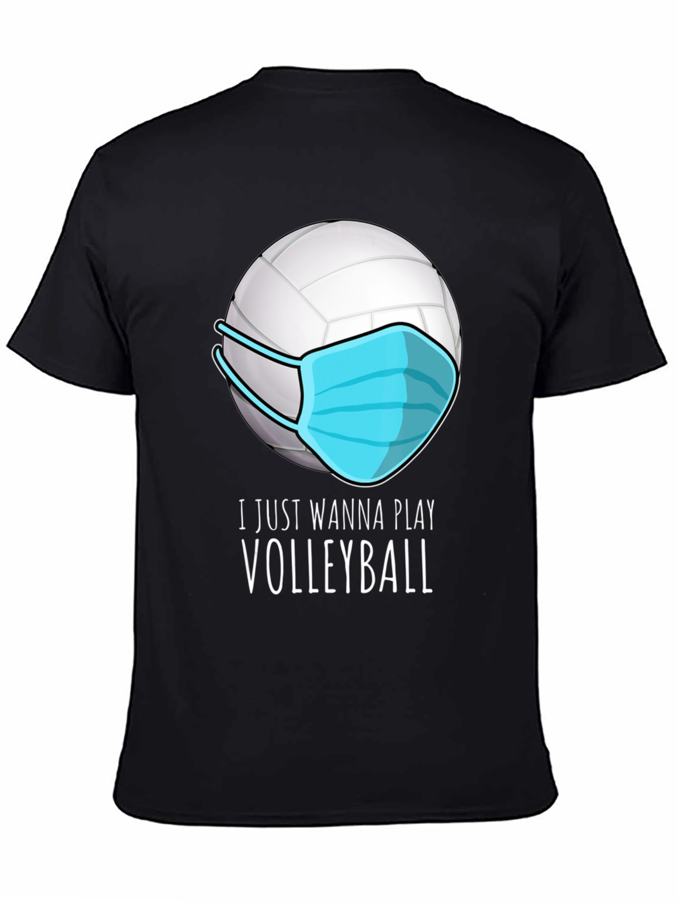 Masked Volleyball Graphic Tee - Play On!