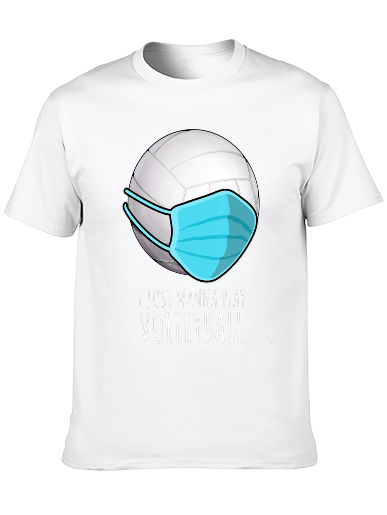 Masked Volleyball Graphic Tee - Play On!