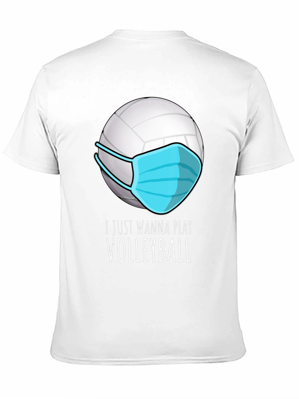 Masked Volleyball Graphic Tee - Play On!
