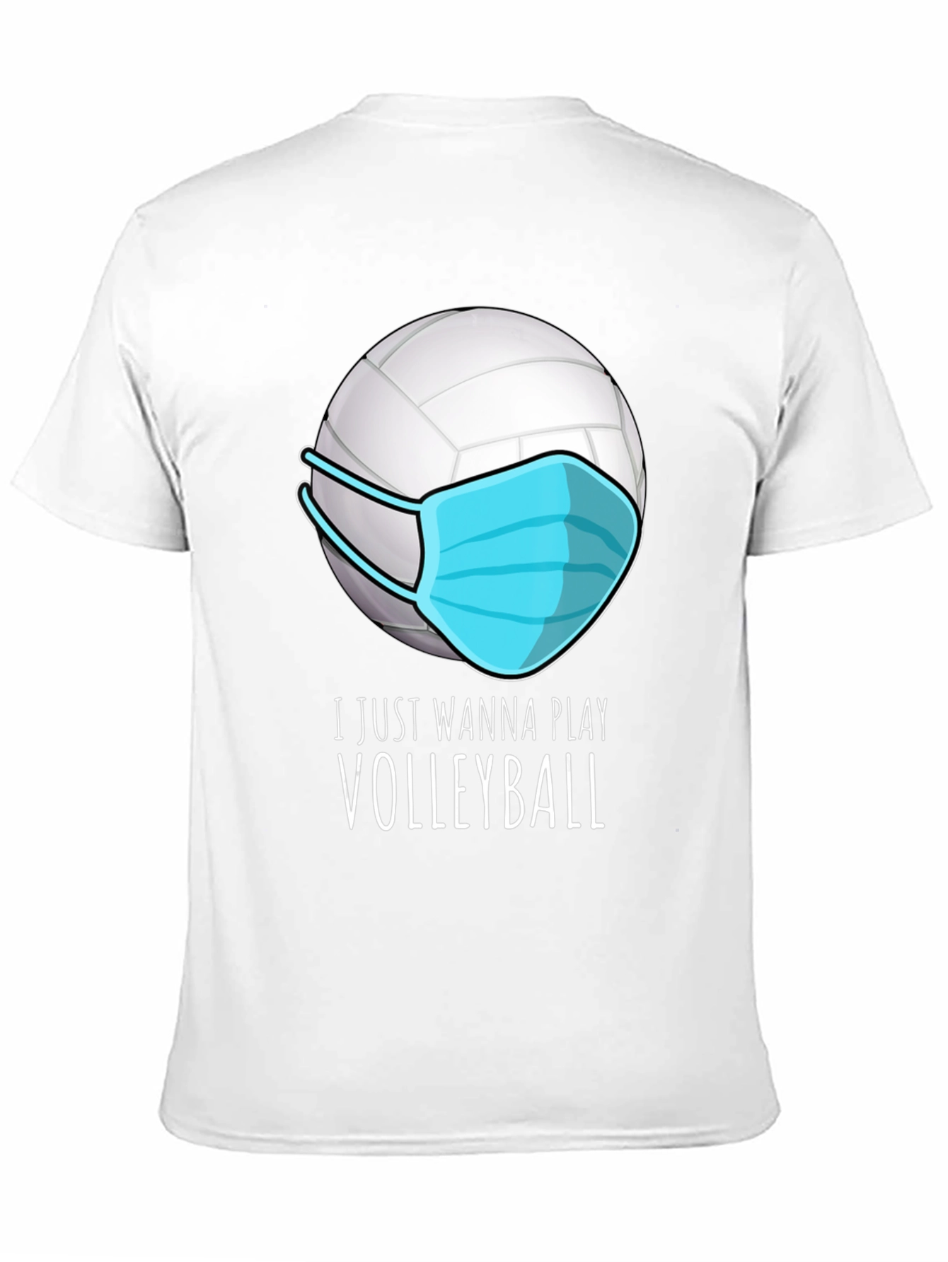 Masked Volleyball Graphic Tee - Play On!