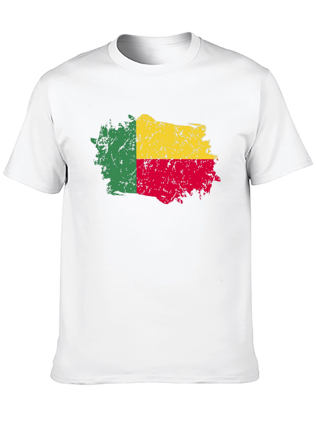 Benin Flag Grunge T-Shirt - Show Your Pride
