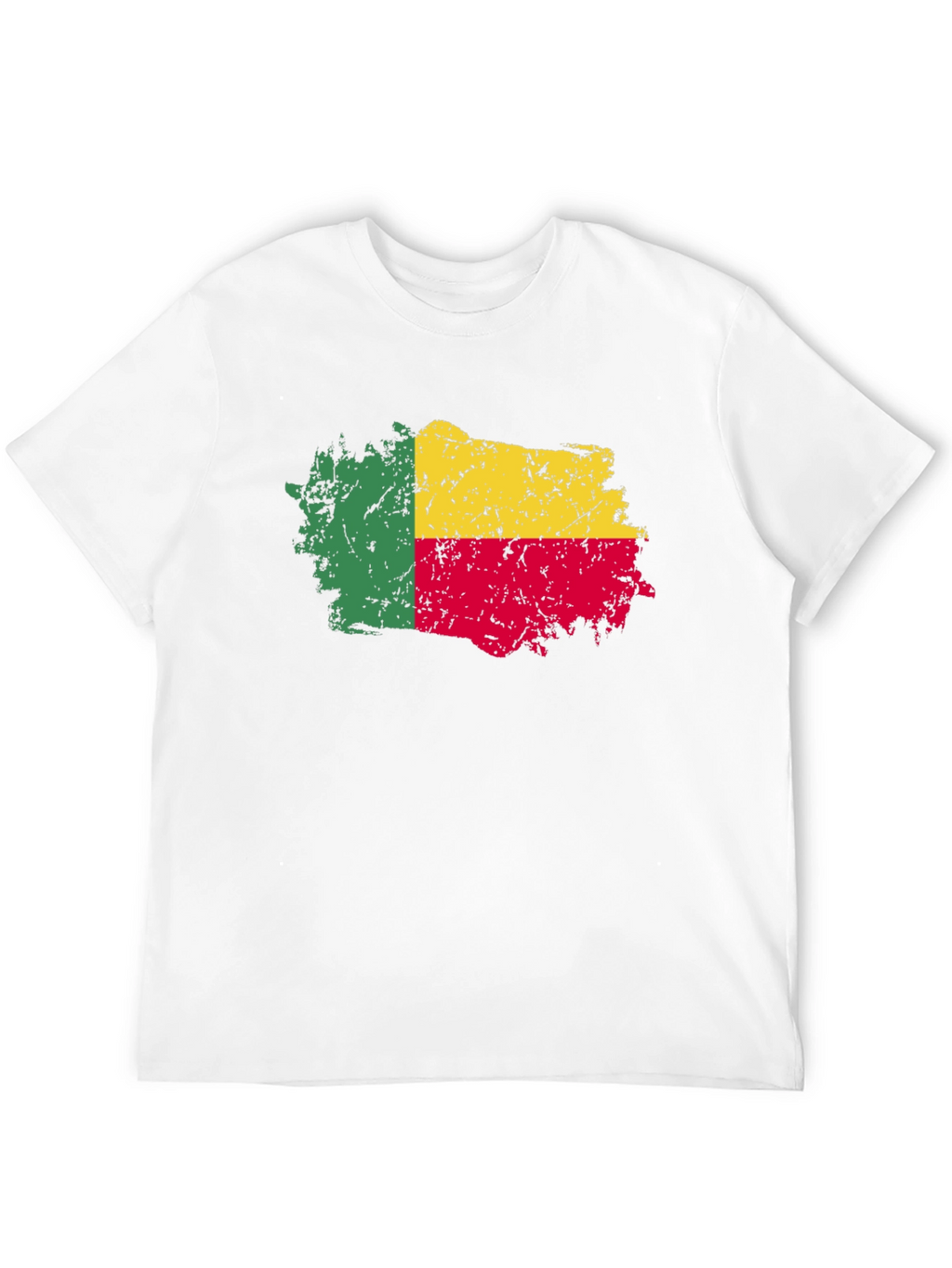 Benin Flag Grunge T-Shirt - Show Your Pride