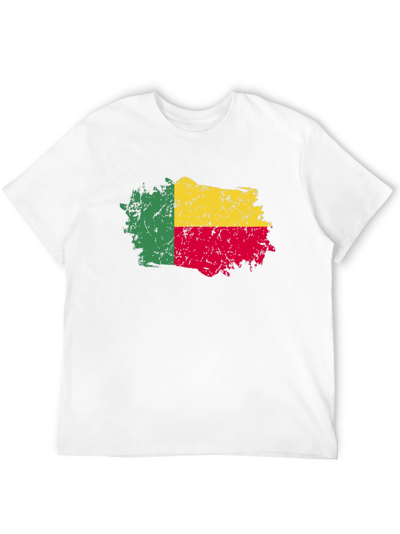 Benin Flag Grunge T-Shirt - Show Your Pride