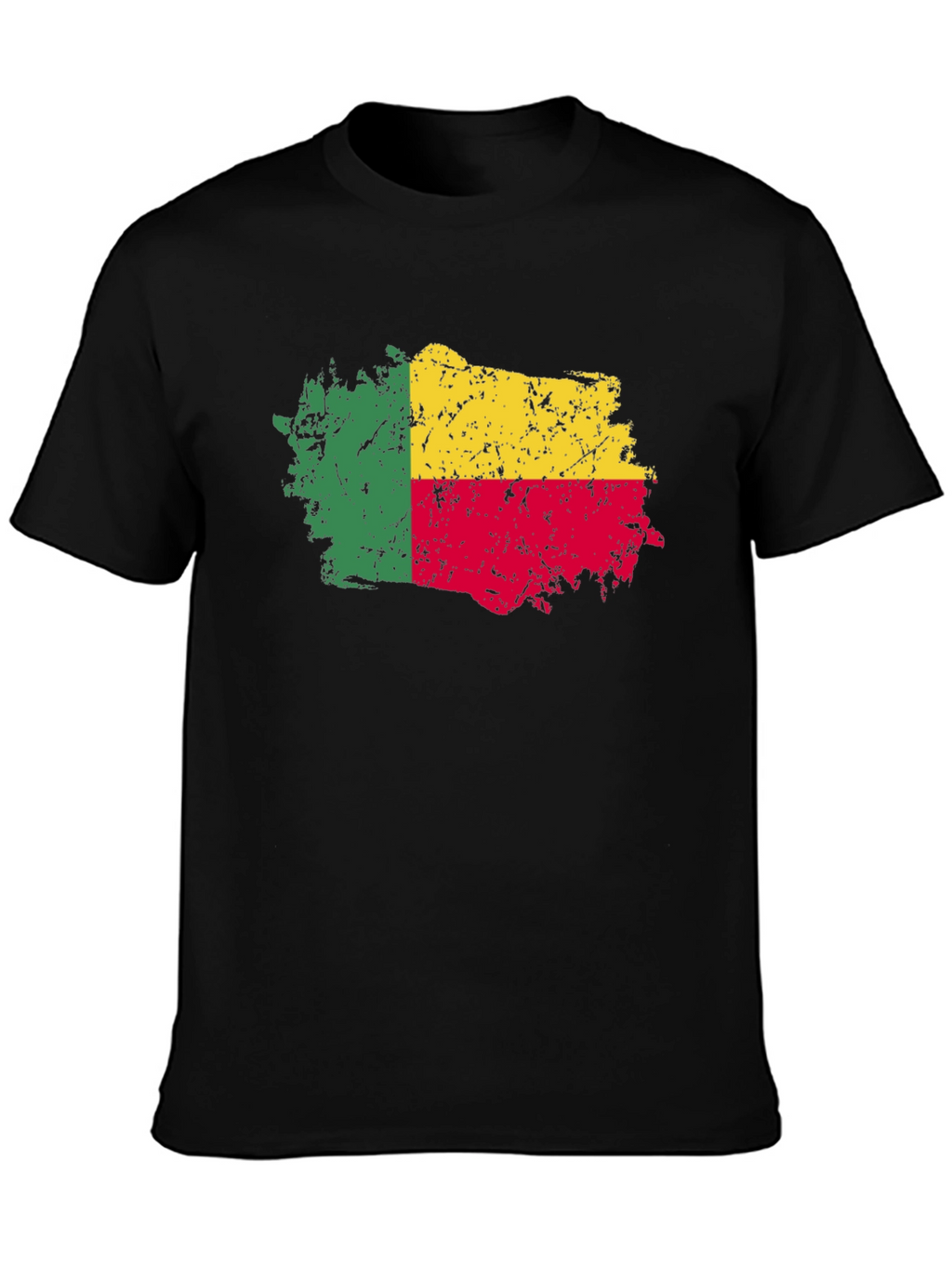 Benin Flag Grunge T-Shirt - Show Your Pride