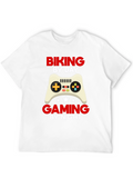Biking By Day Gaming By Night T-Shirt