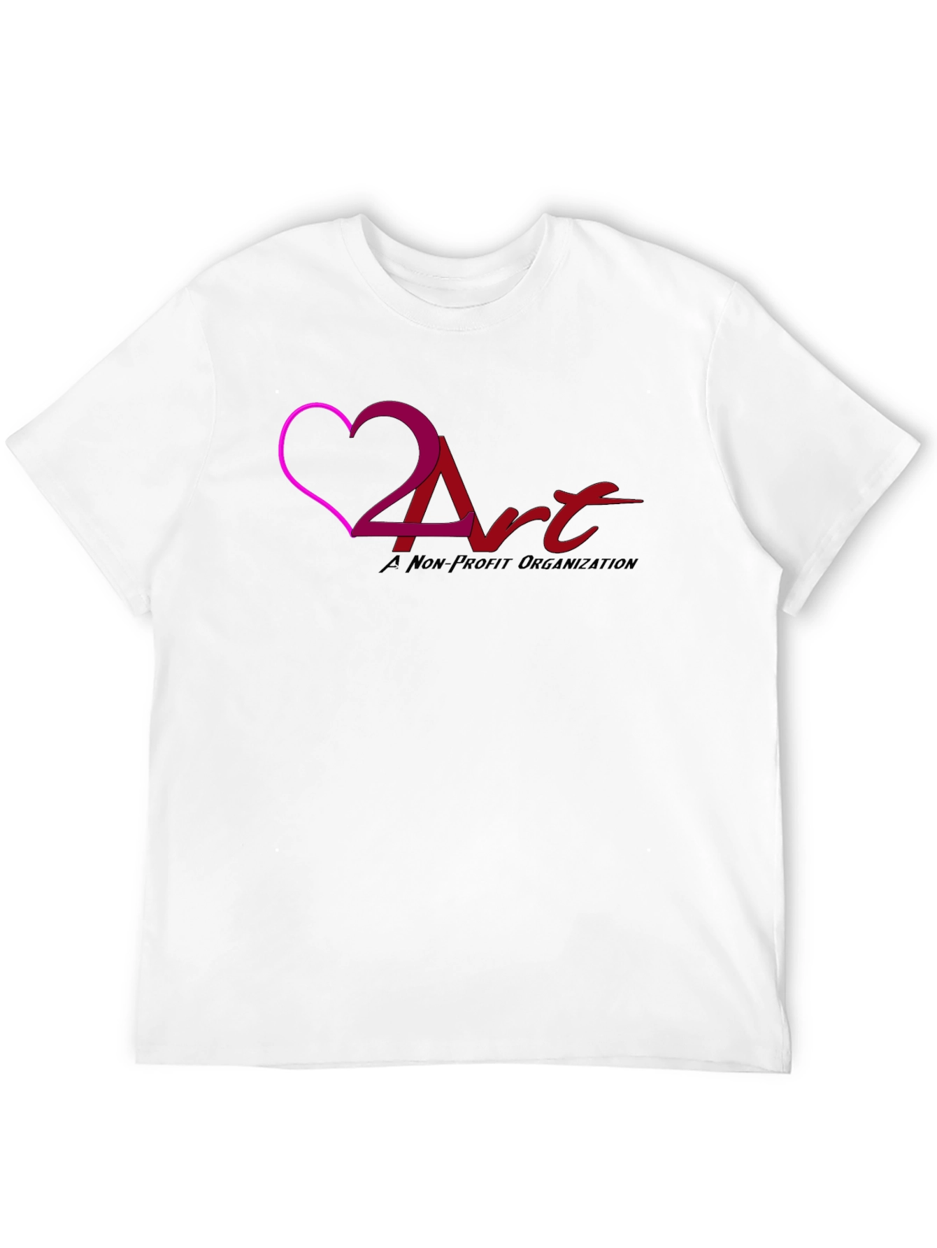 Love 2 Art Nonprofit Black T-Shirt