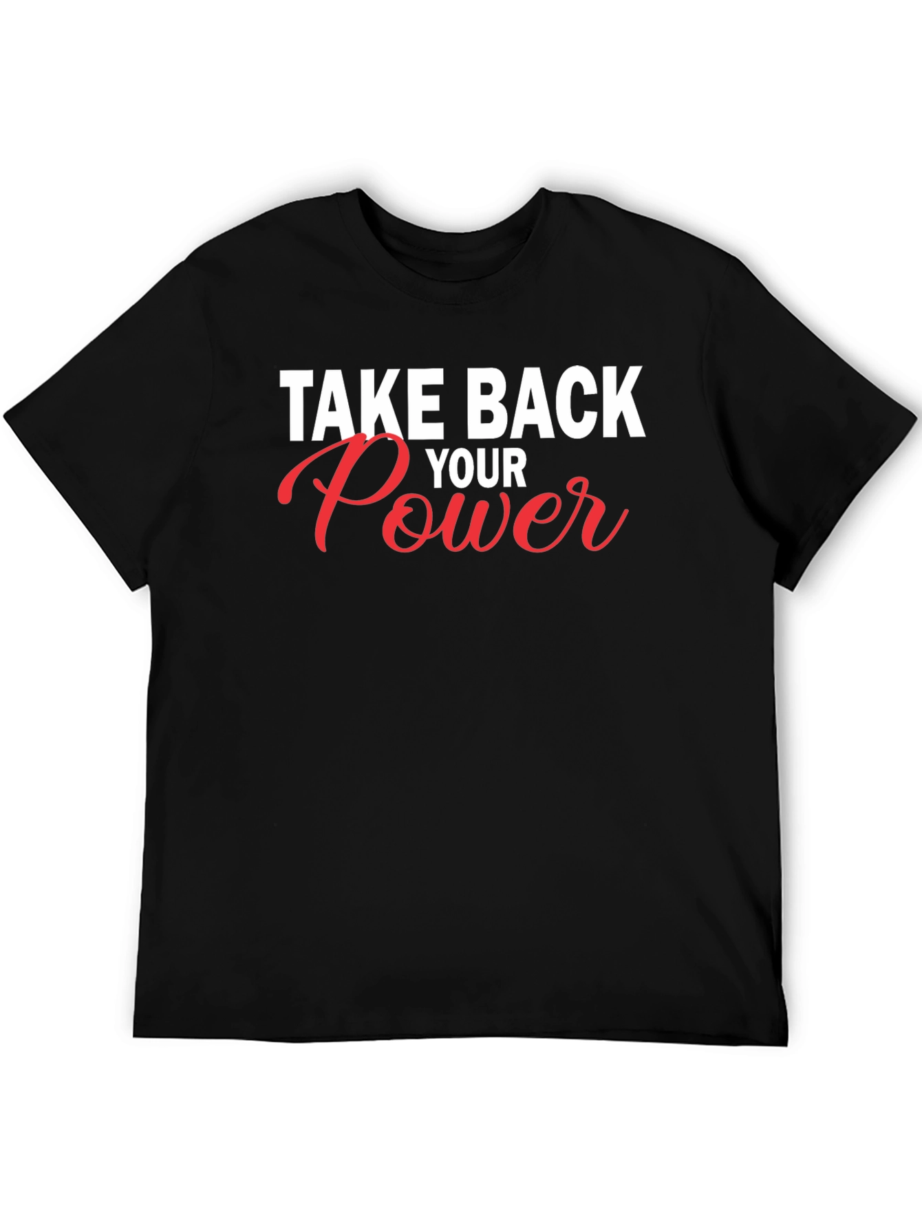 Take Back Your Power Graphic Tee - Black