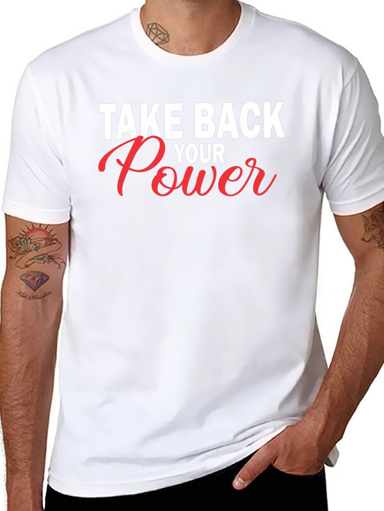Take Back Your Power Graphic Tee - Black