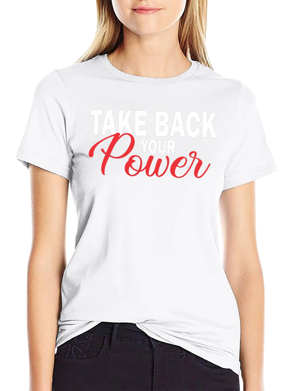 Take Back Your Power Graphic Tee - Black