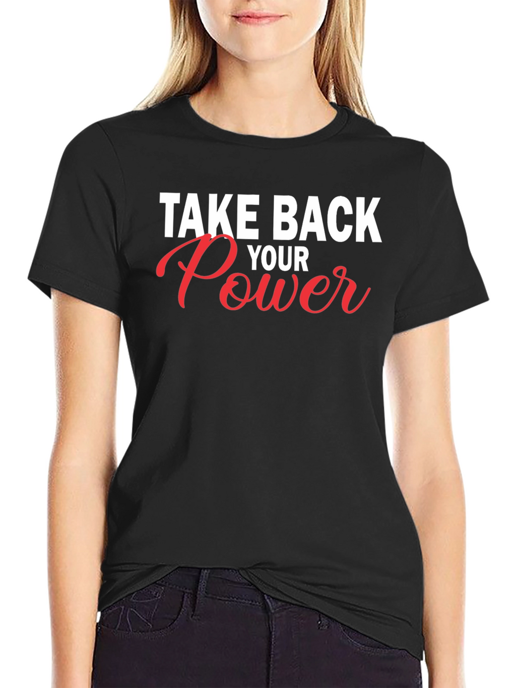 Take Back Your Power Graphic Tee - Black
