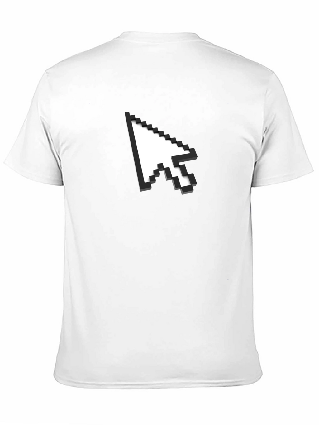 Pixel Arrow Graphic Black T-Shirt