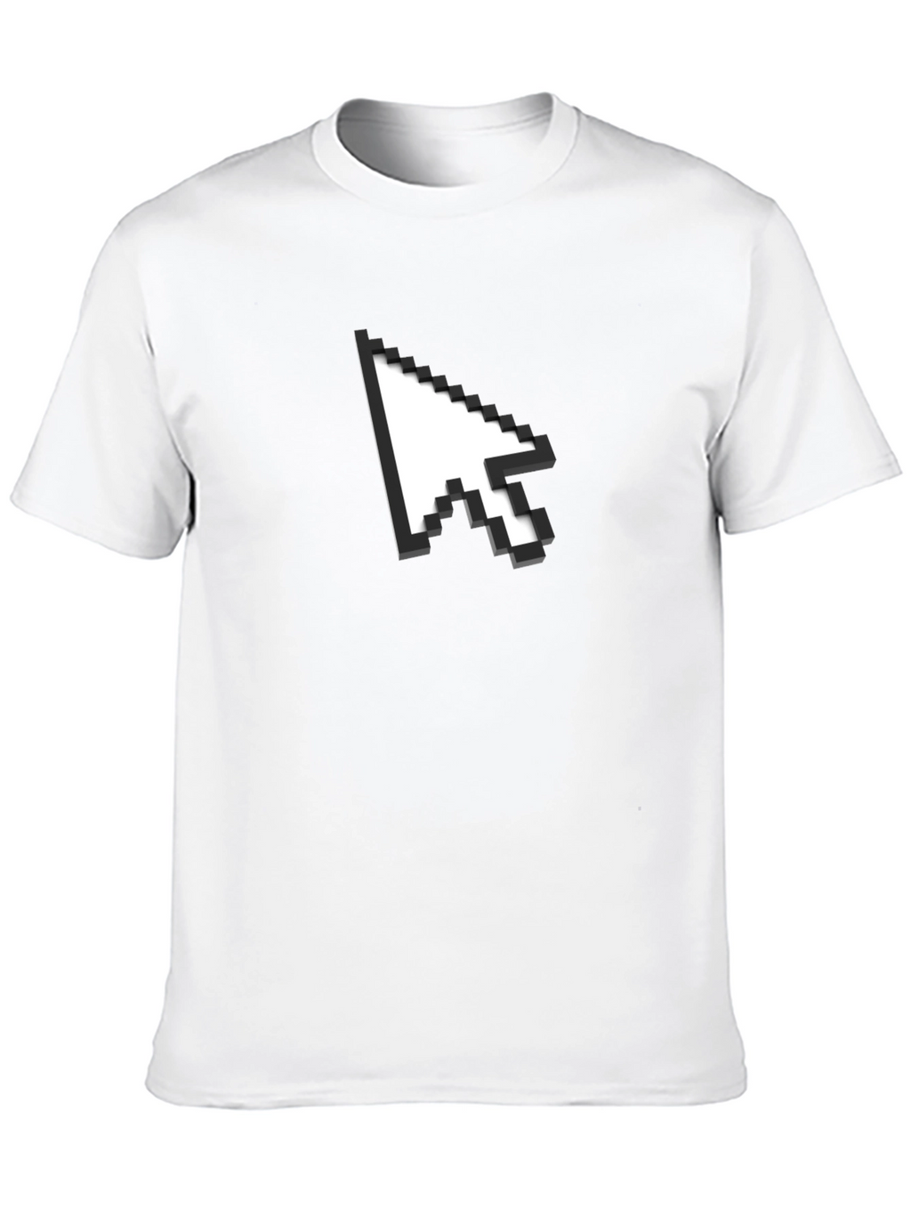 Pixel Arrow Graphic Black T-Shirt