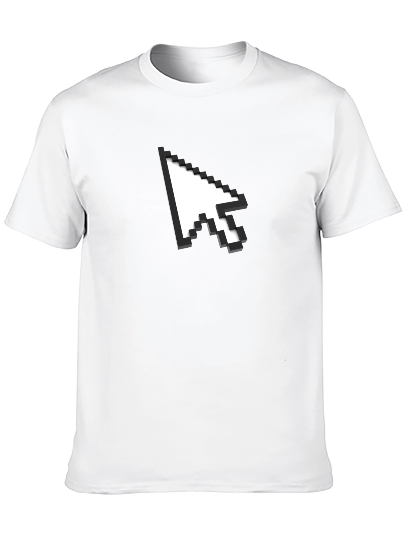 Pixel Arrow Graphic Black T-Shirt