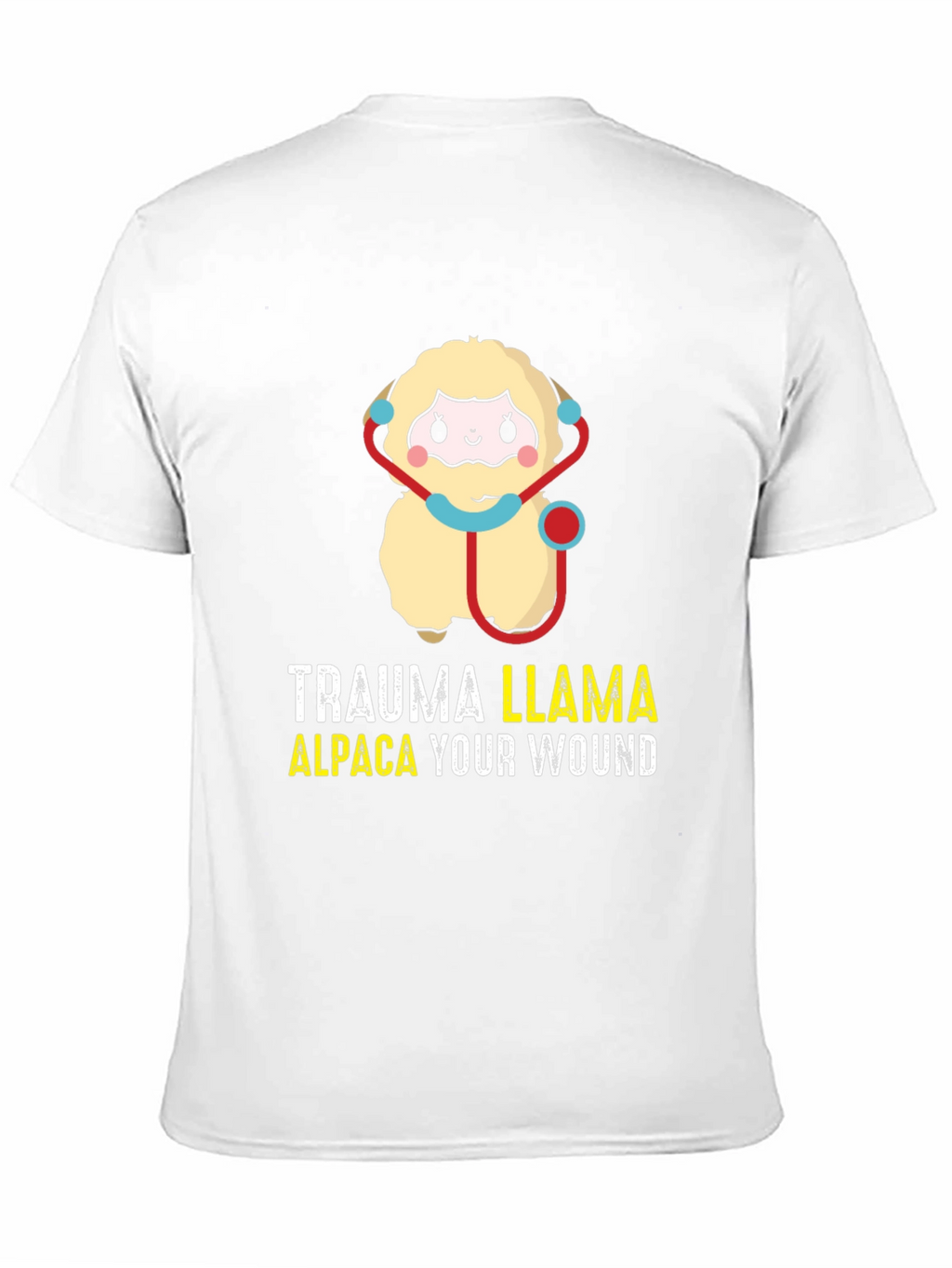 Trauma Llama Alpaca Funny Medical Humor T-Shirt