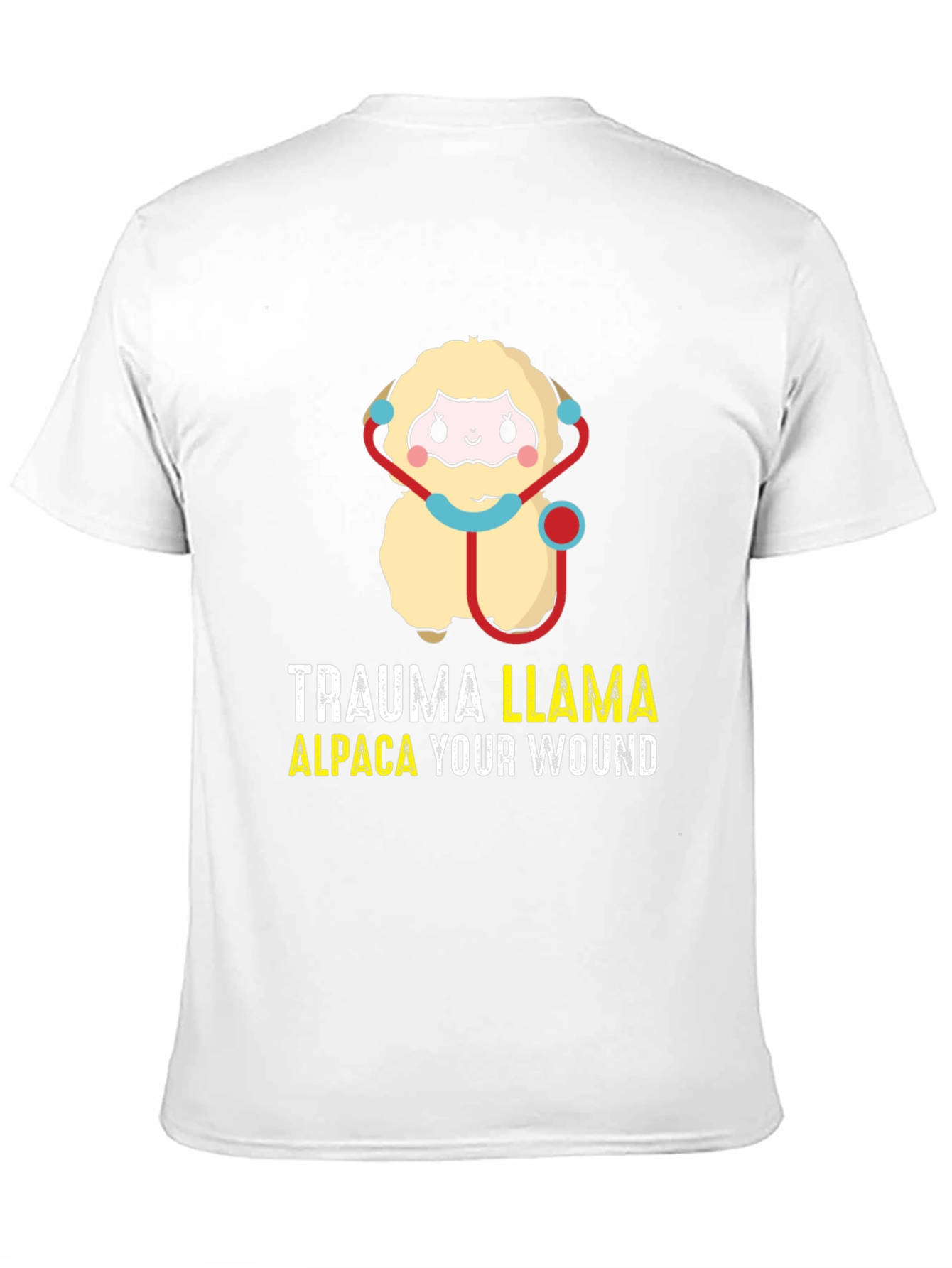 Trauma Llama Alpaca Funny Medical Humor T-Shirt