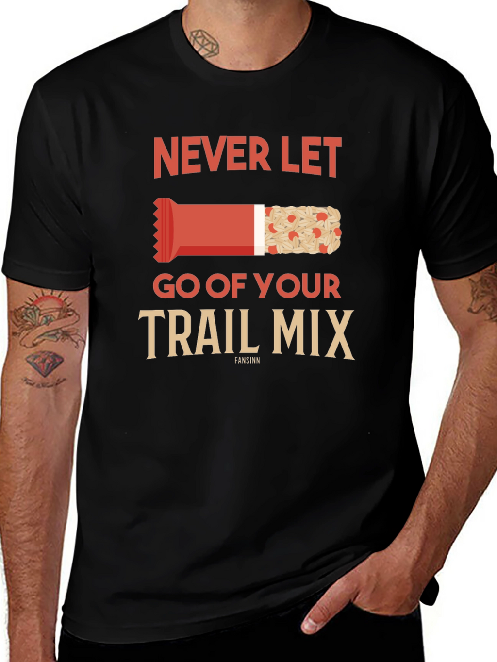 Never Let Go of Your Trail Mix Graphic Tee