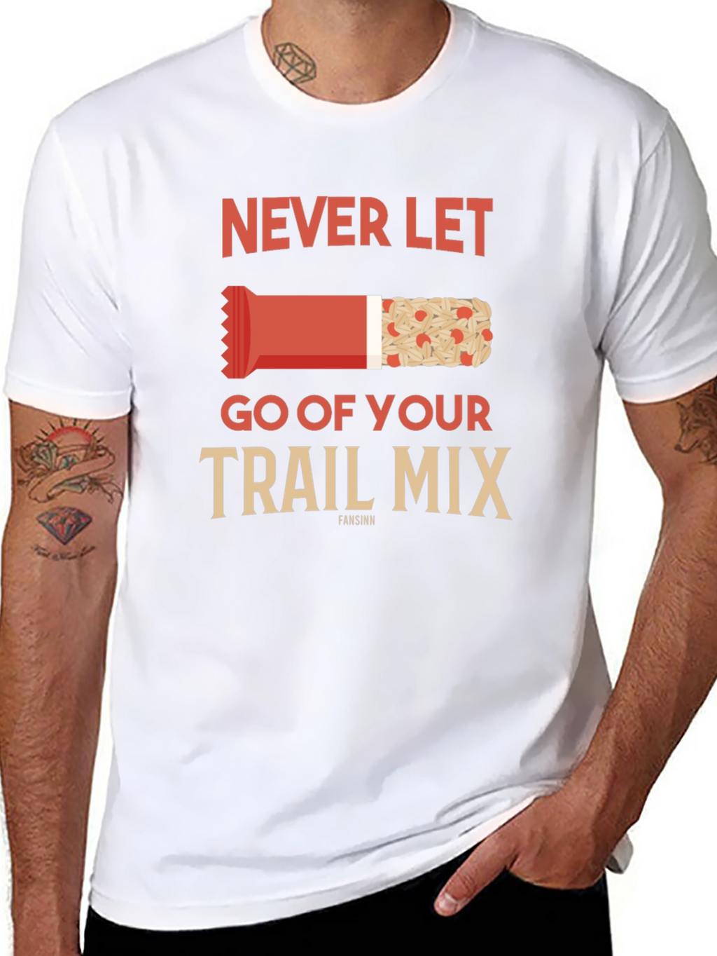 Never Let Go of Your Trail Mix Graphic Tee