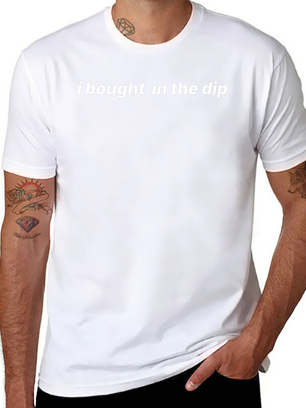 I Bought In The Dip Black T-Shirt