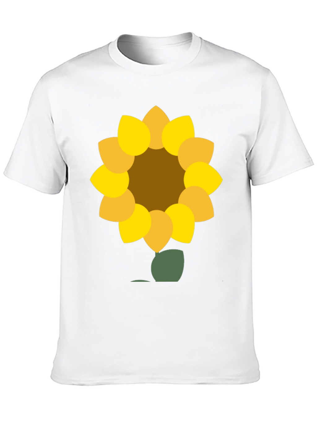 Sunflower Graphic Tee - Black Cotton Blend