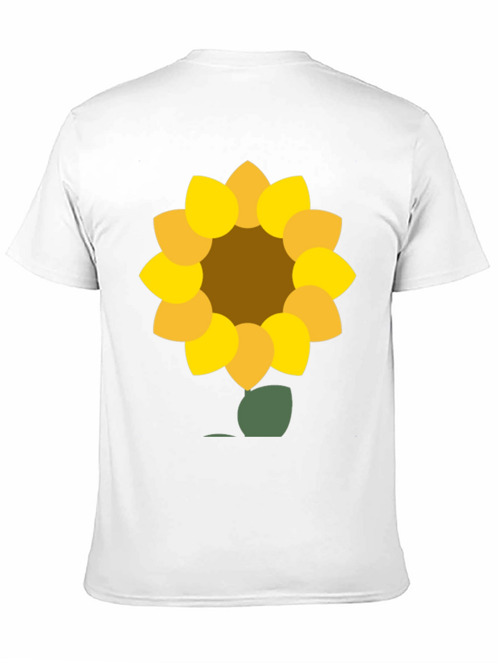 Sunflower Graphic Tee - Black Cotton Blend