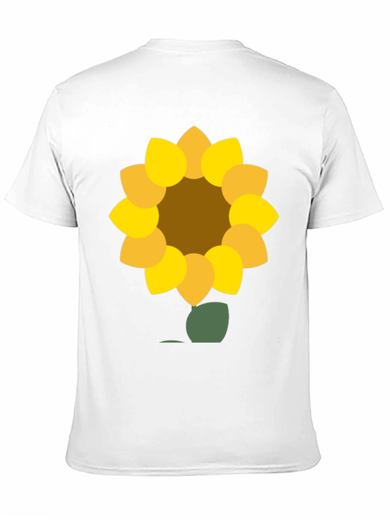 Sunflower Graphic Tee - Black Cotton Blend