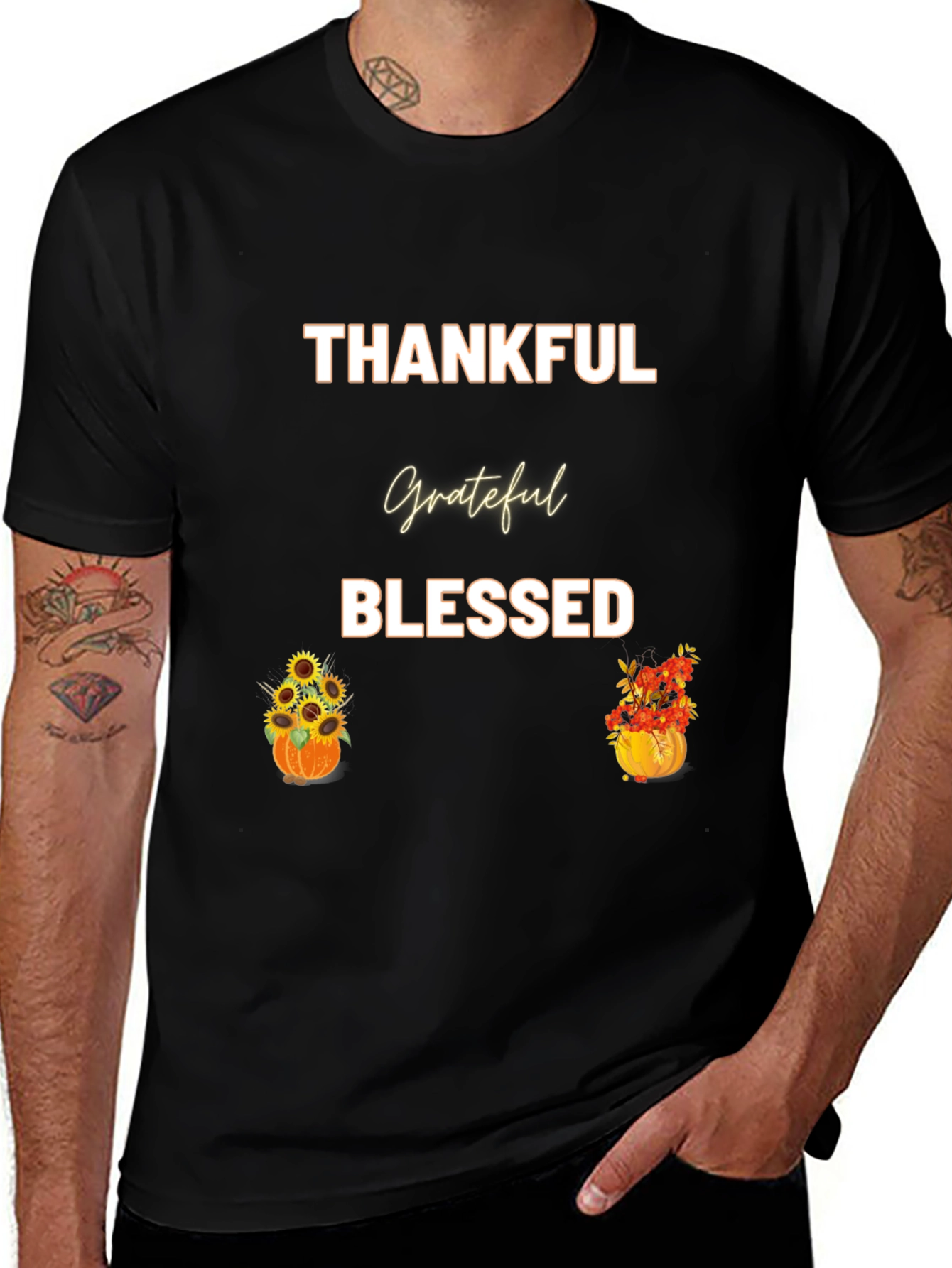 Thankful Grateful Blessed T-Shirt