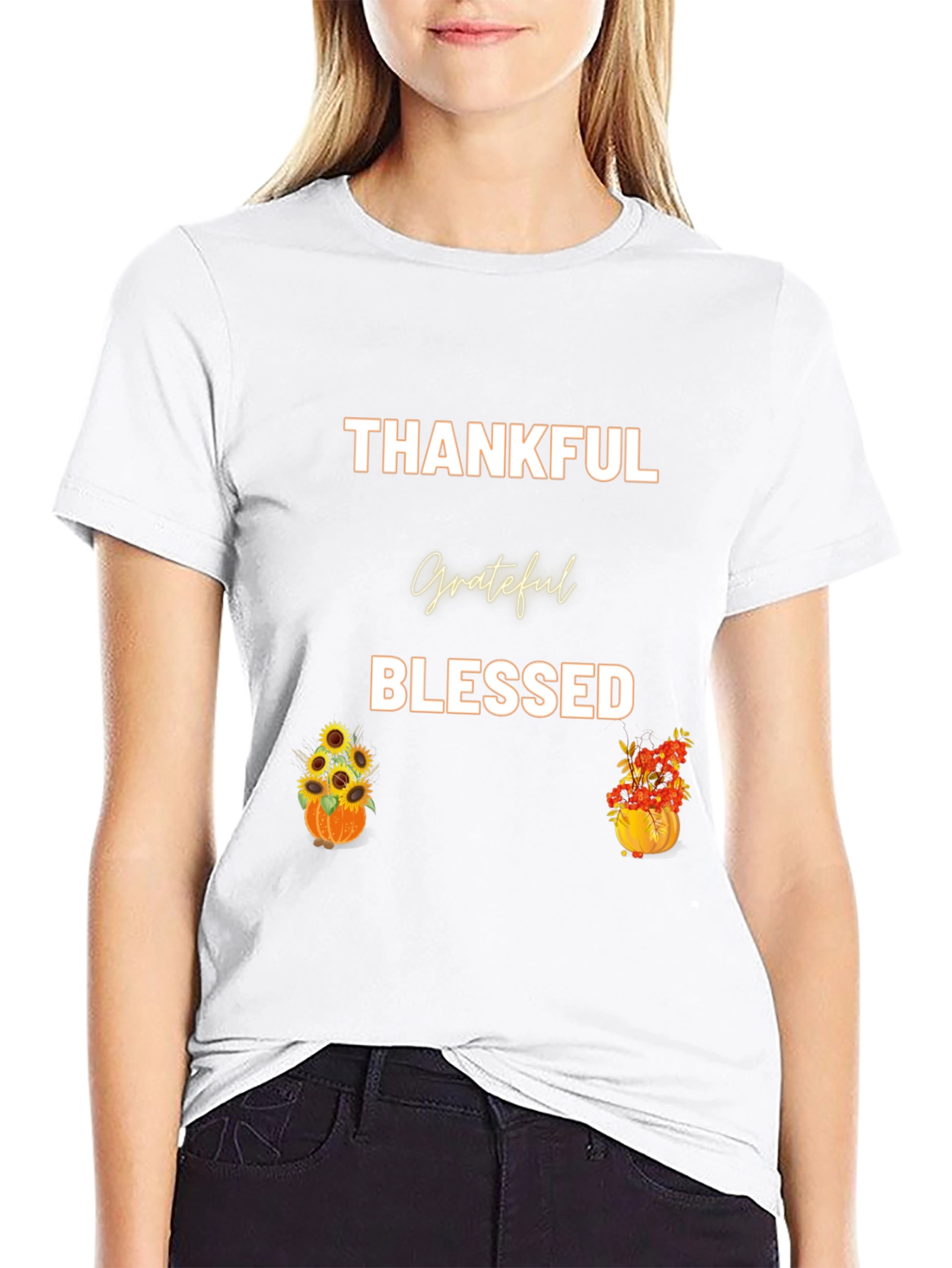 Thankful Grateful Blessed T-Shirt