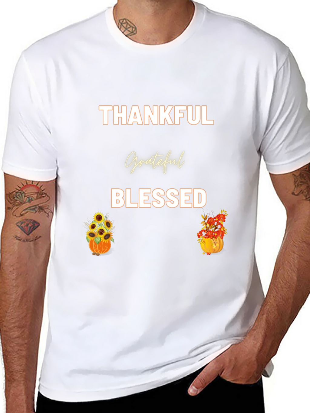Thankful Grateful Blessed T-Shirt